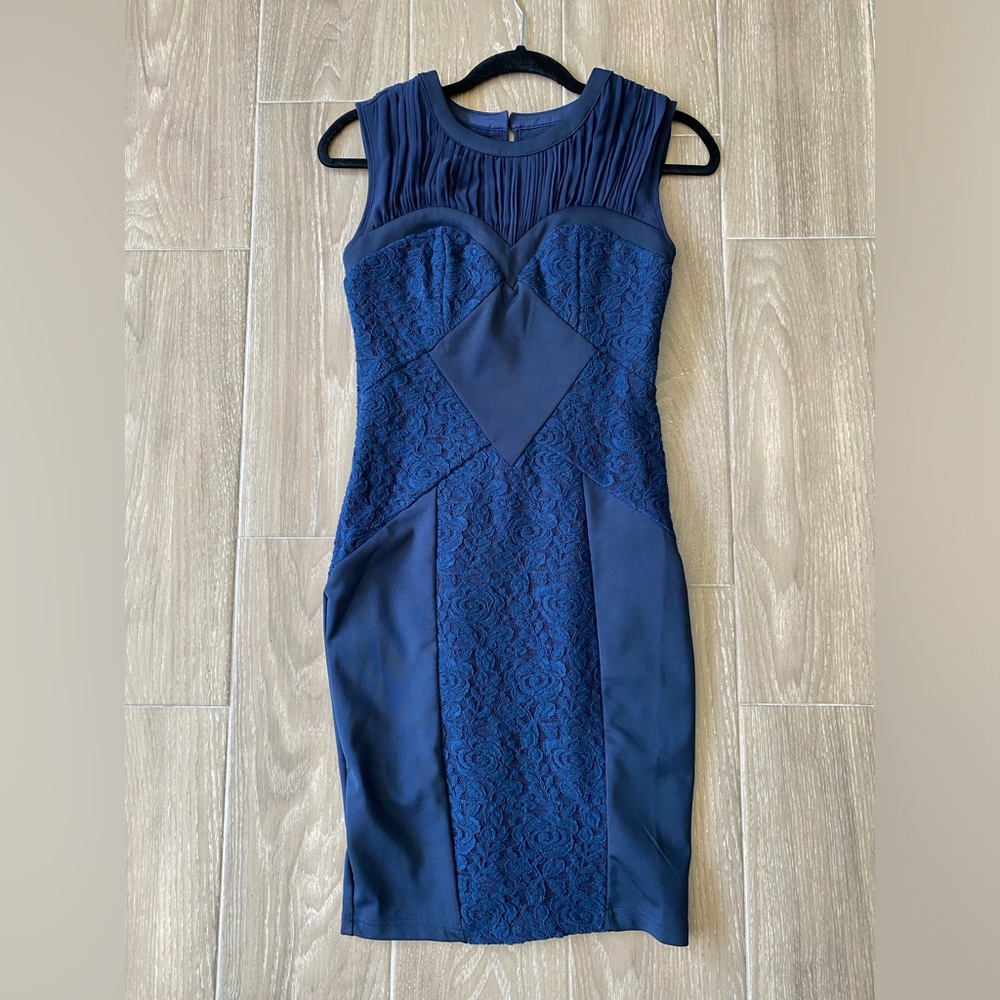 Fitted Blue Dress